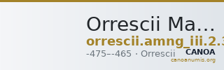 Orrescii Macedon AMNG III.2 3-5 — CANOA