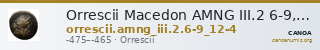 Orrescii Macedon AMNG III.2 6-9, 12-4 — CANOA