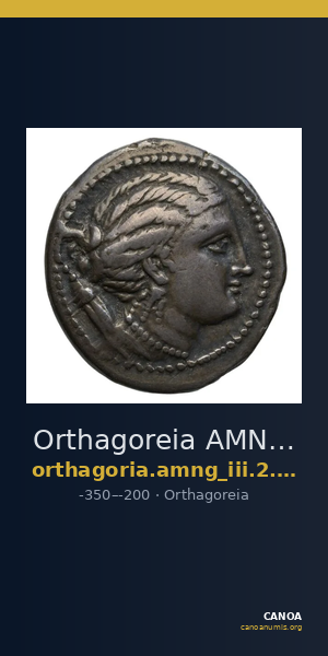 Orthagoreia AMNG III.2 1-2 — CANOA