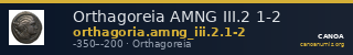 Orthagoreia AMNG III.2 1-2 — CANOA