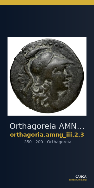 Orthagoreia AMNG III.2 3 — CANOA