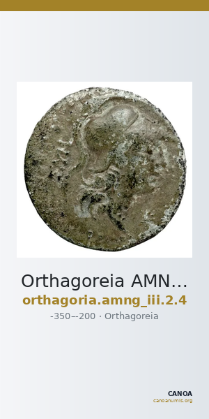 Orthagoreia AMNG III.2 4 — CANOA