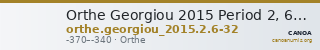 Orthe Georgiou 2015 Period 2, 6-32 — CANOA