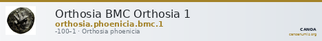 Orthosia BMC Orthosia 1 — CANOA