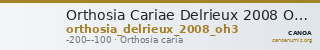 Orthosia Cariae Delrieux 2008 OH3 — CANOA