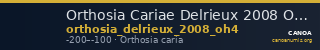 Orthosia Cariae Delrieux 2008 OH4 — CANOA
