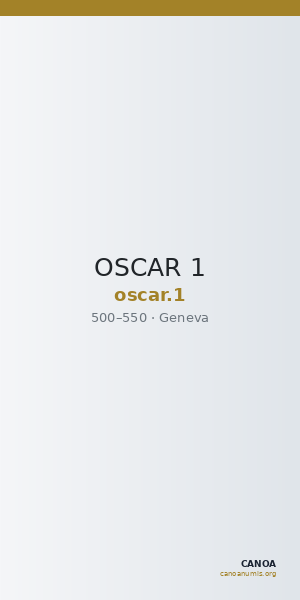 OSCAR 1 — CANOA