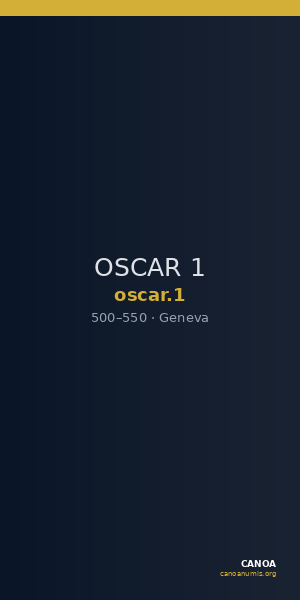 OSCAR 1 — CANOA
