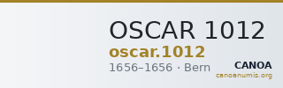 OSCAR 1012 — CANOA