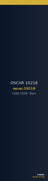 OSCAR 10218 — CANOA