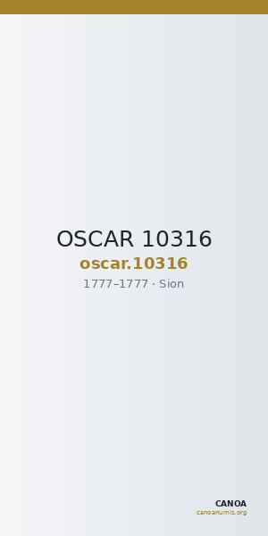 OSCAR 10316 — CANOA