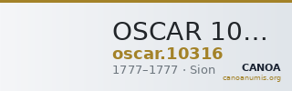 OSCAR 10316 — CANOA