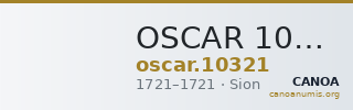 OSCAR 10321 — CANOA
