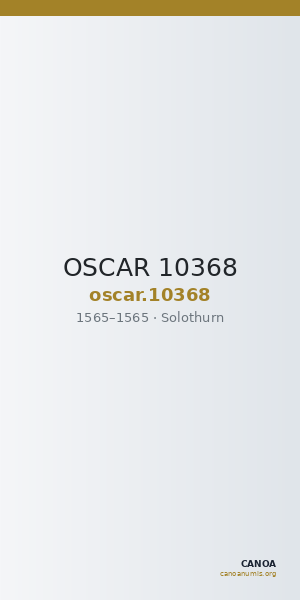 OSCAR 10368 — CANOA