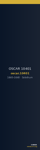 OSCAR 10401 — CANOA