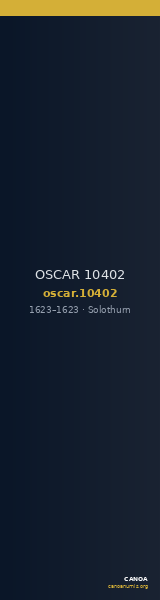 OSCAR 10402 — CANOA