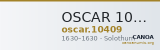 OSCAR 10409 — CANOA