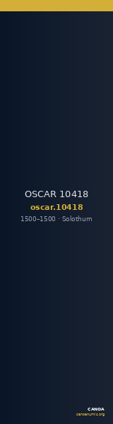 OSCAR 10418 — CANOA