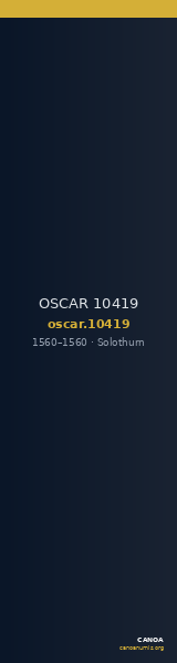 OSCAR 10419 — CANOA