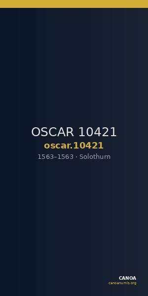 OSCAR 10421 — CANOA