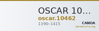OSCAR 10462 — CANOA