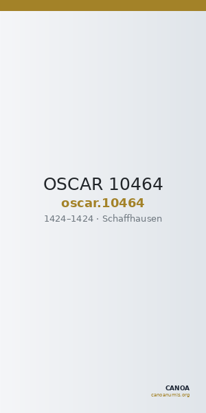 OSCAR 10464 — CANOA