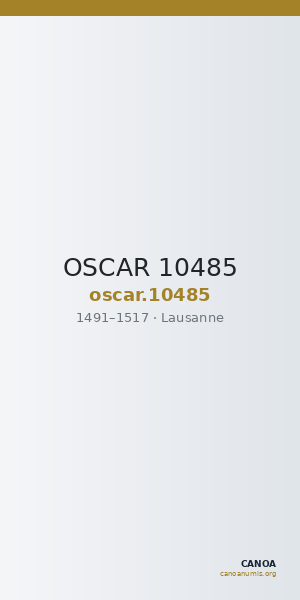 OSCAR 10485 — CANOA