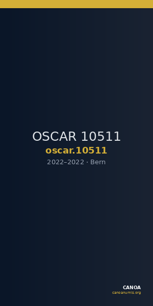 OSCAR 10511 — CANOA