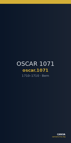 OSCAR 1071 — CANOA