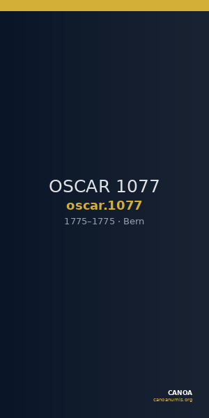 OSCAR 1077 — CANOA