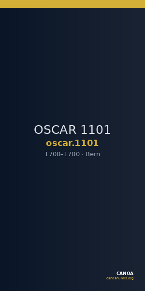OSCAR 1101 — CANOA