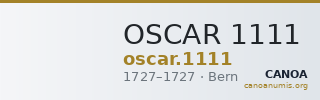 OSCAR 1111 — CANOA