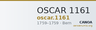 OSCAR 1161 — CANOA