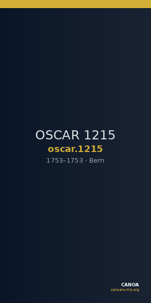 OSCAR 1215 — CANOA