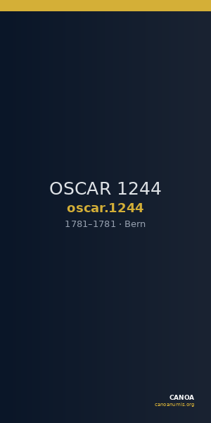 OSCAR 1244 — CANOA