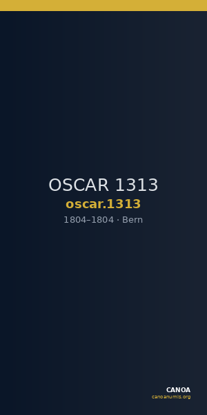 OSCAR 1313 — CANOA