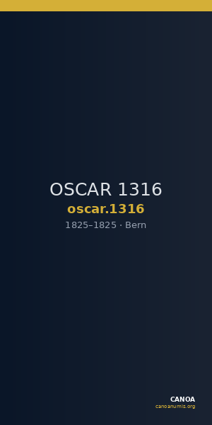 OSCAR 1316 — CANOA