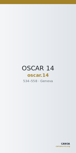 OSCAR 14 — CANOA