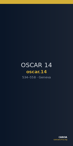OSCAR 14 — CANOA