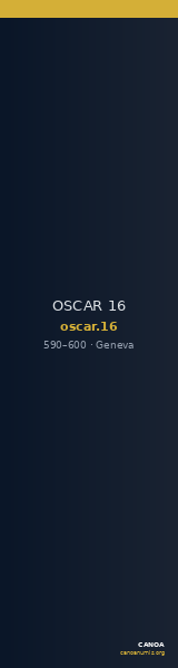 OSCAR 16 — CANOA