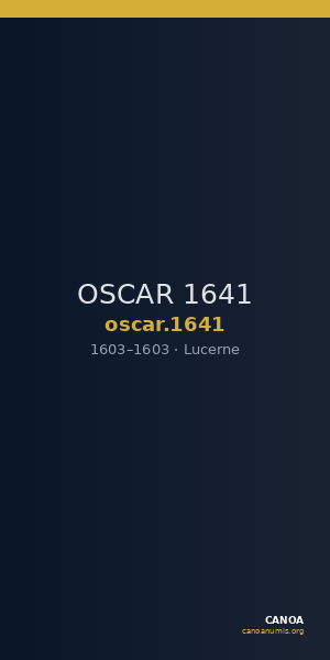 OSCAR 1641 — CANOA