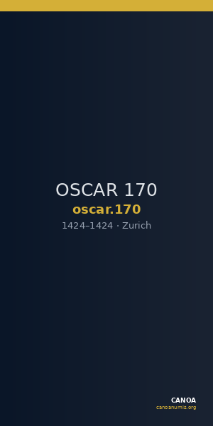 OSCAR 170 — CANOA