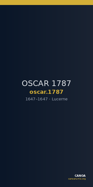 OSCAR 1787 — CANOA
