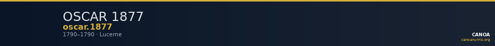 OSCAR 1877 — CANOA