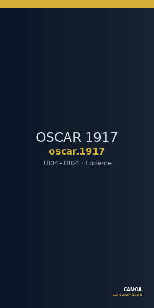 OSCAR 1917 — CANOA