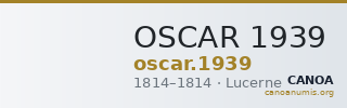 OSCAR 1939 — CANOA