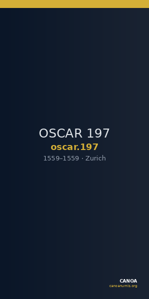 OSCAR 197 — CANOA