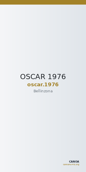 OSCAR 1976 — CANOA