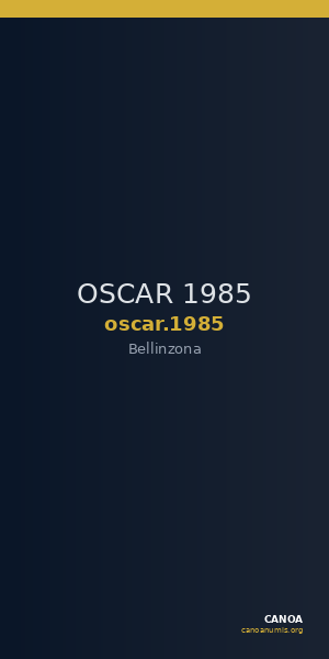 OSCAR 1985 — CANOA