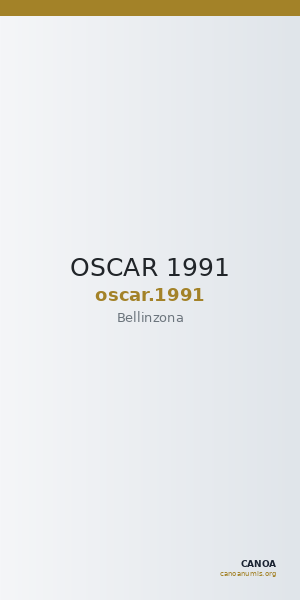 OSCAR 1991 — CANOA